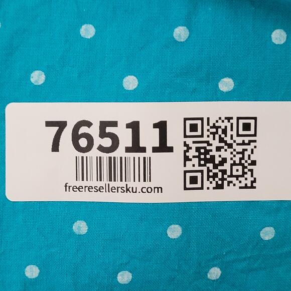 Vintage 80s Polka-Dot Boxer Shorts Womens S/M Blue - Picture 12 of 12